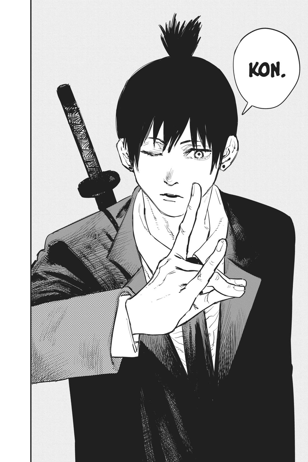 Chainsaw Man Manga Chapter 10 page 14 - Kon scene