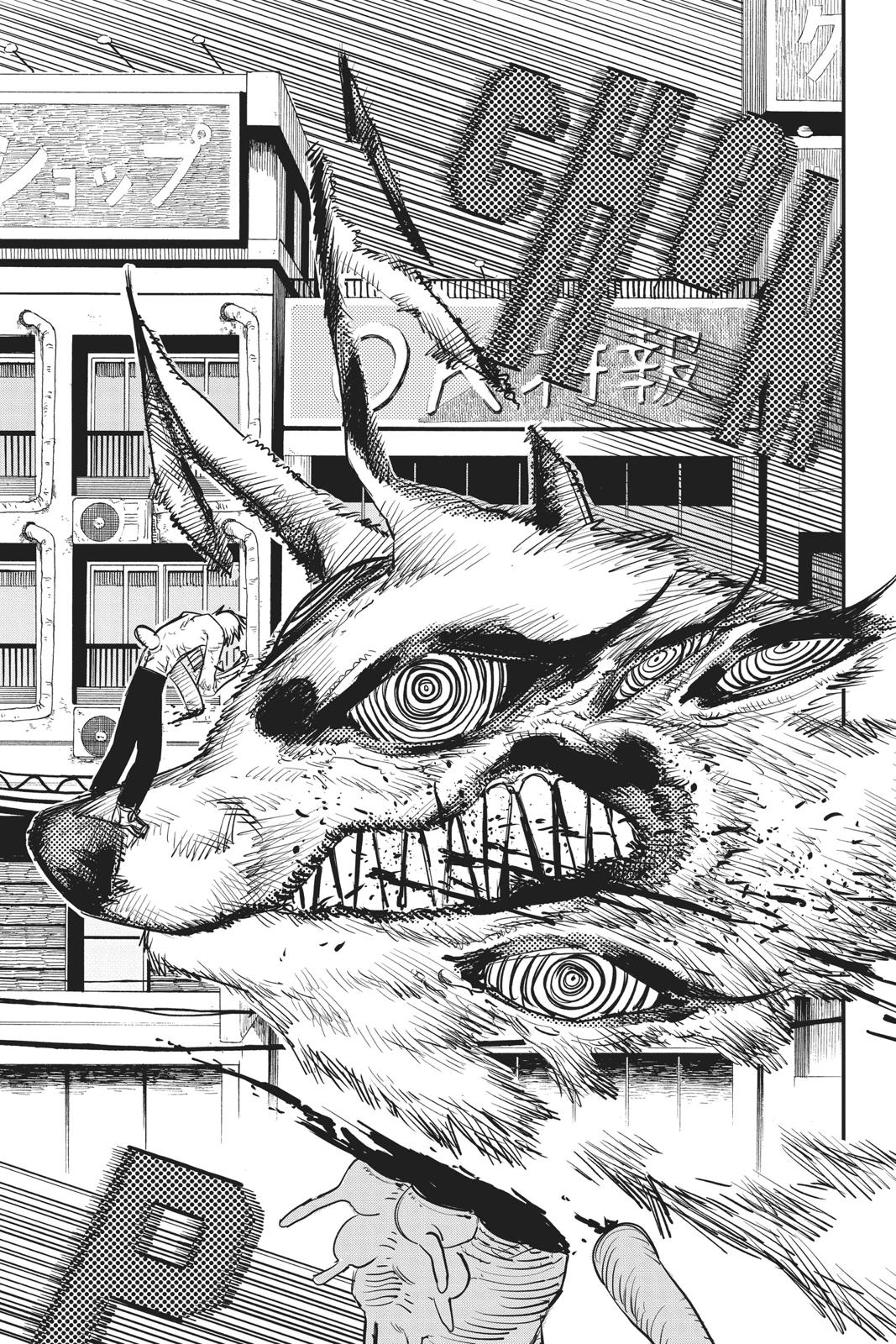 Chainsaw Man Manga Chapter 10 page 15 - Kon scene