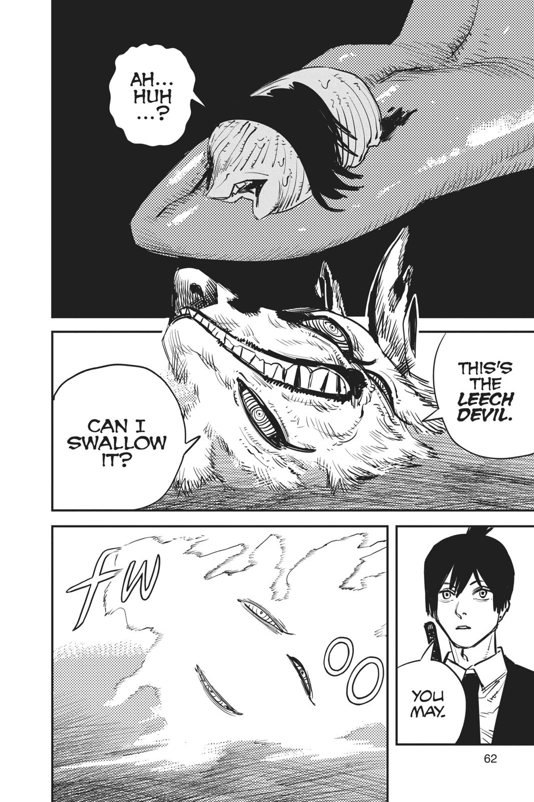 Chainsaw Man Manga Chapter 10 page 16 - Kon scene