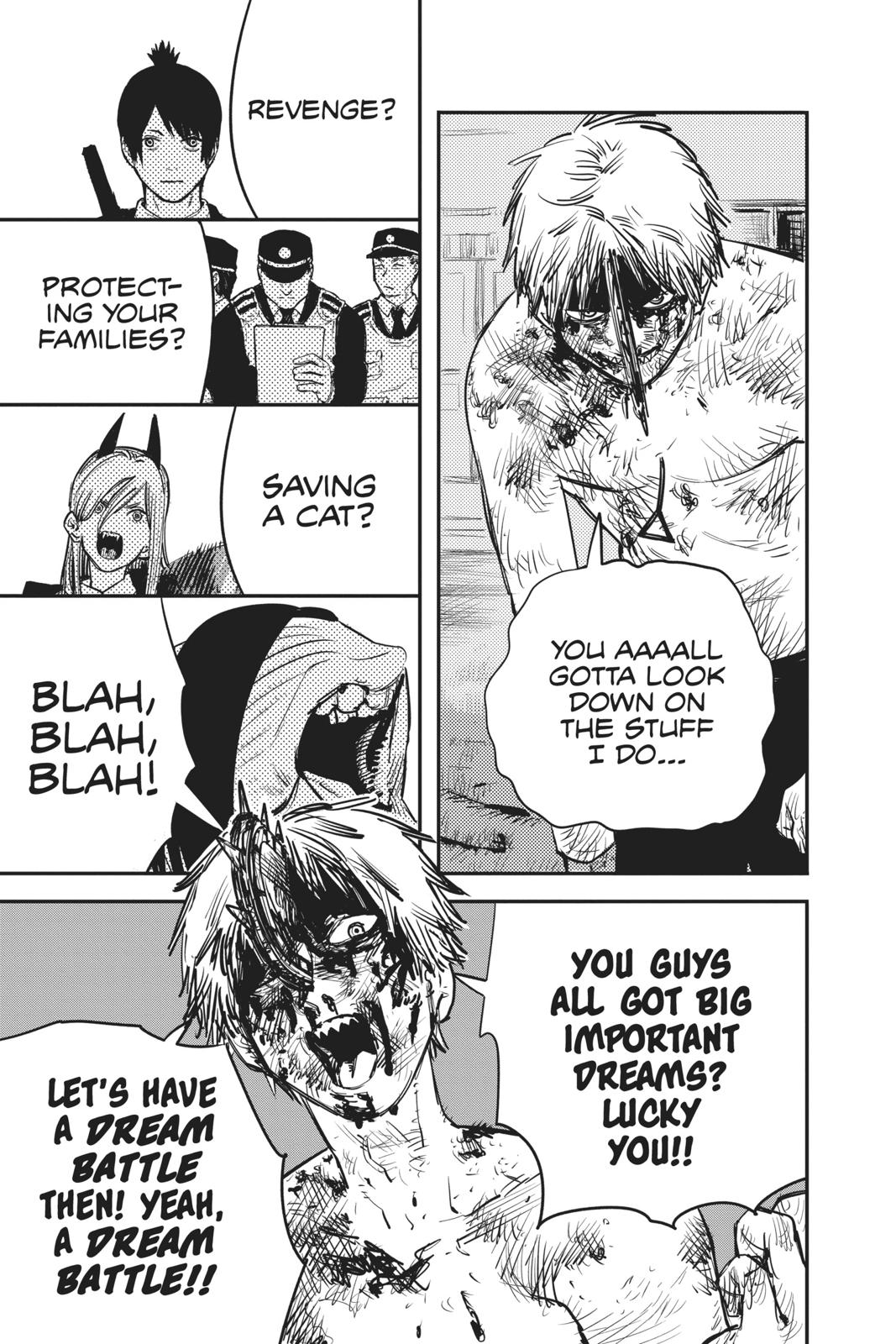 Chainsaw Man Manga Chapter 10 page 7 - Kon scene