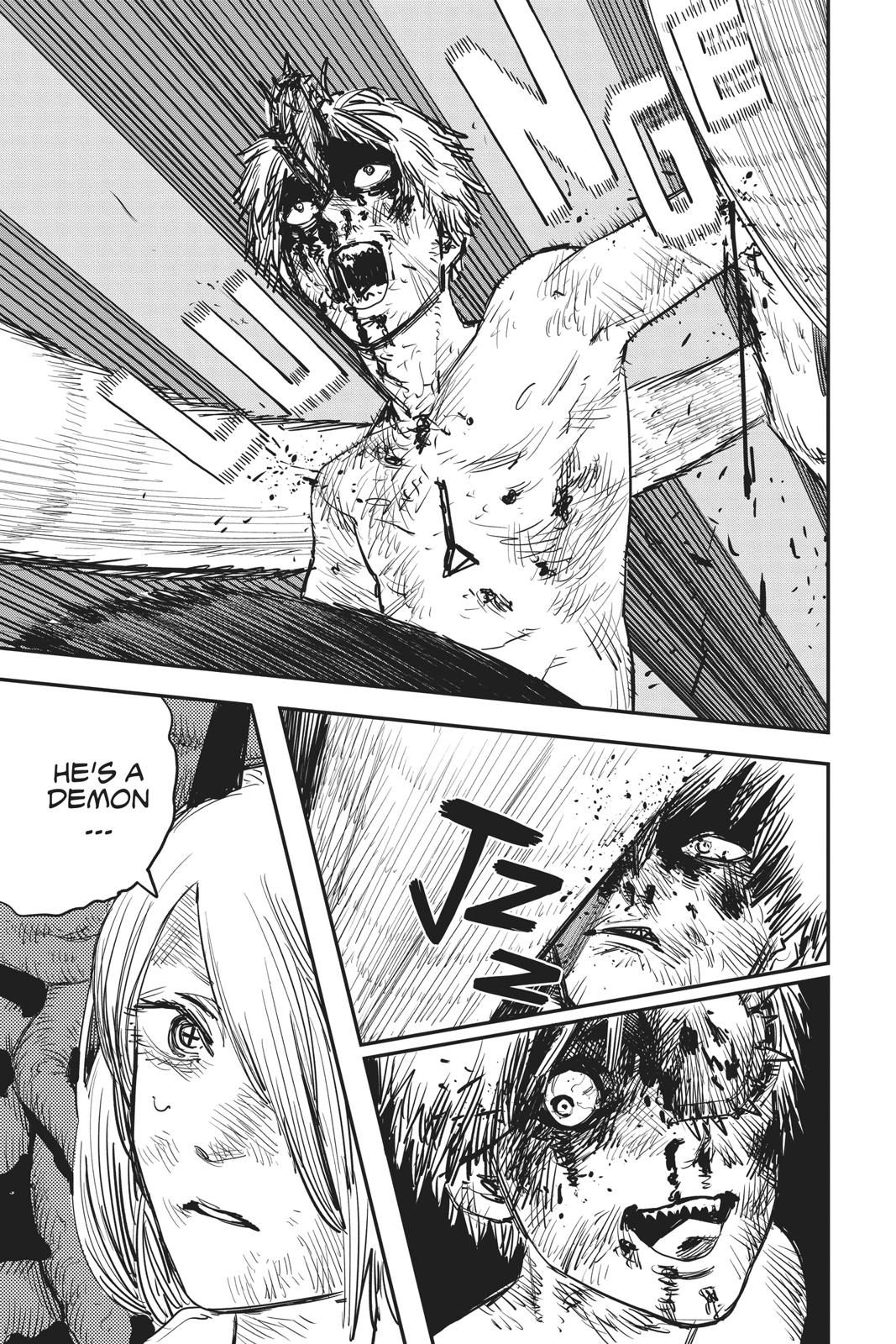 Chainsaw Man Manga Chapter 10 page 9 - Kon scene