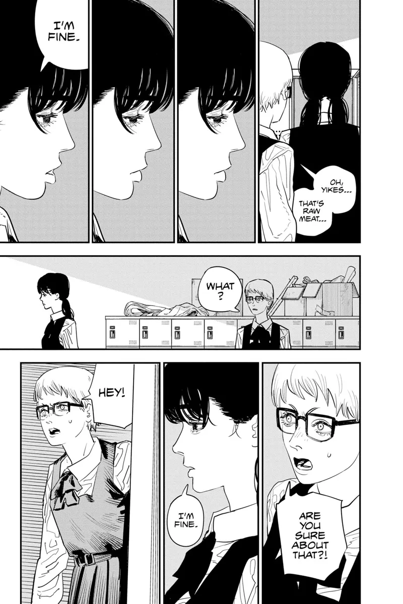 Chainsaw Man Manga Chapter 100 page 10 - How to Walk Shoeless scene