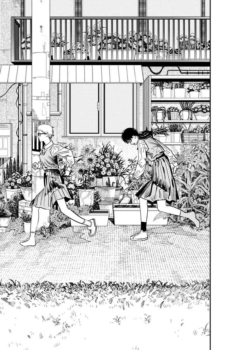 Chainsaw Man Manga Chapter 100 page 16 - How to Walk Shoeless scene
