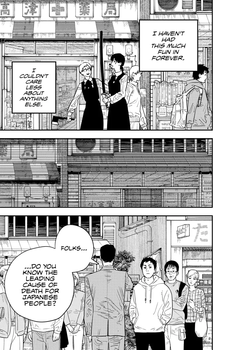 Chainsaw Man Manga Chapter 101 page 10 - Afterschool Devil Hunters scene