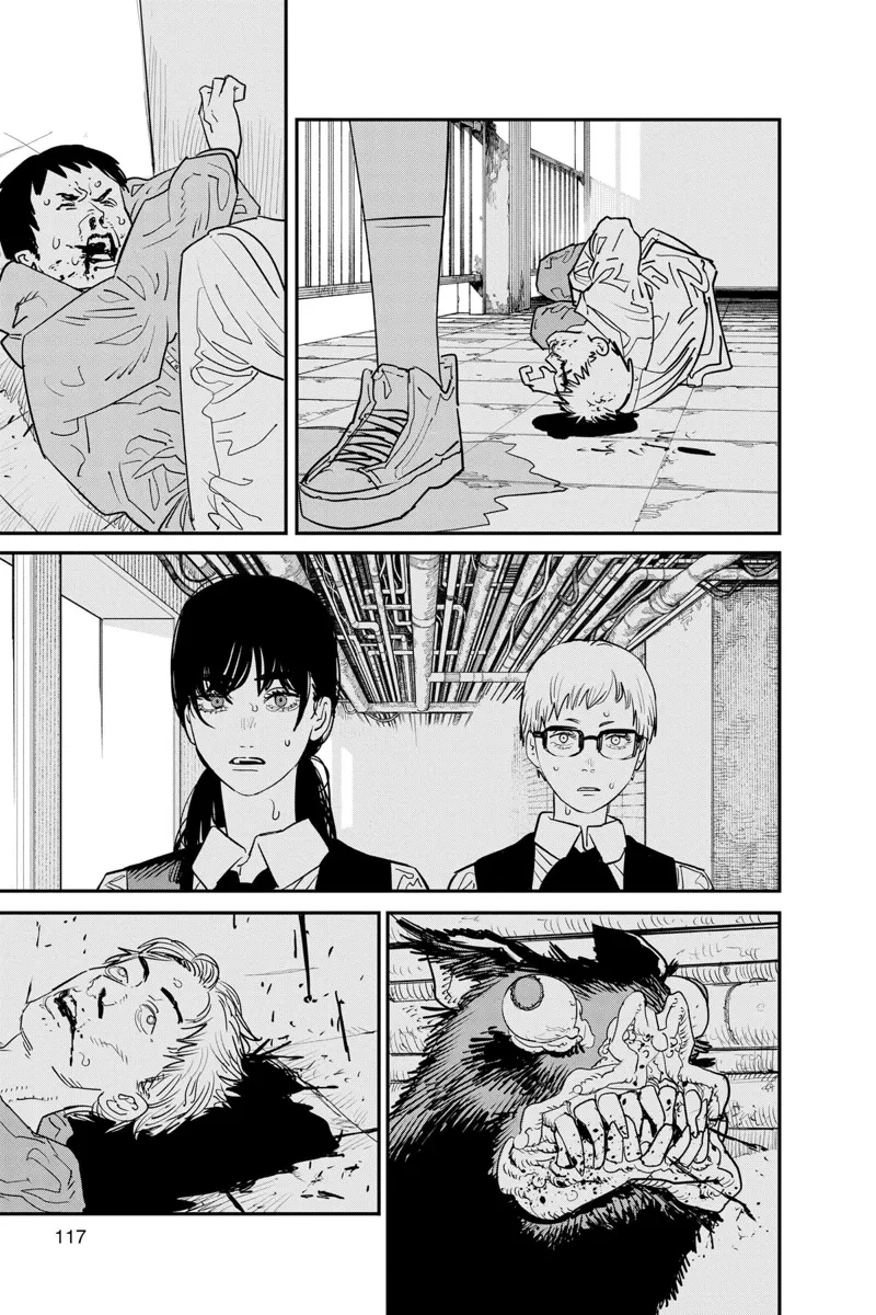 Chainsaw Man Manga Chapter 101 page 15 - Afterschool Devil Hunters scene