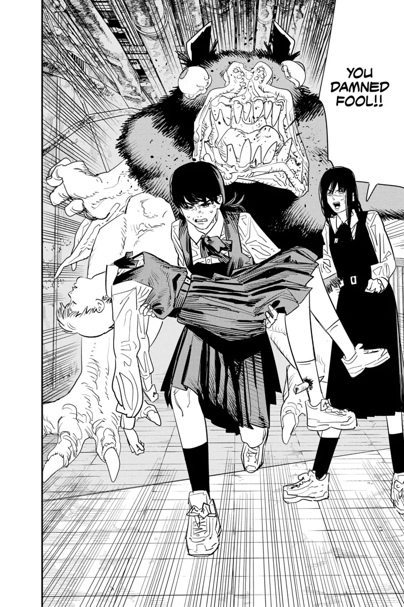 Chainsaw Man Manga Chapter 102 page 10 - Save the Cat scene