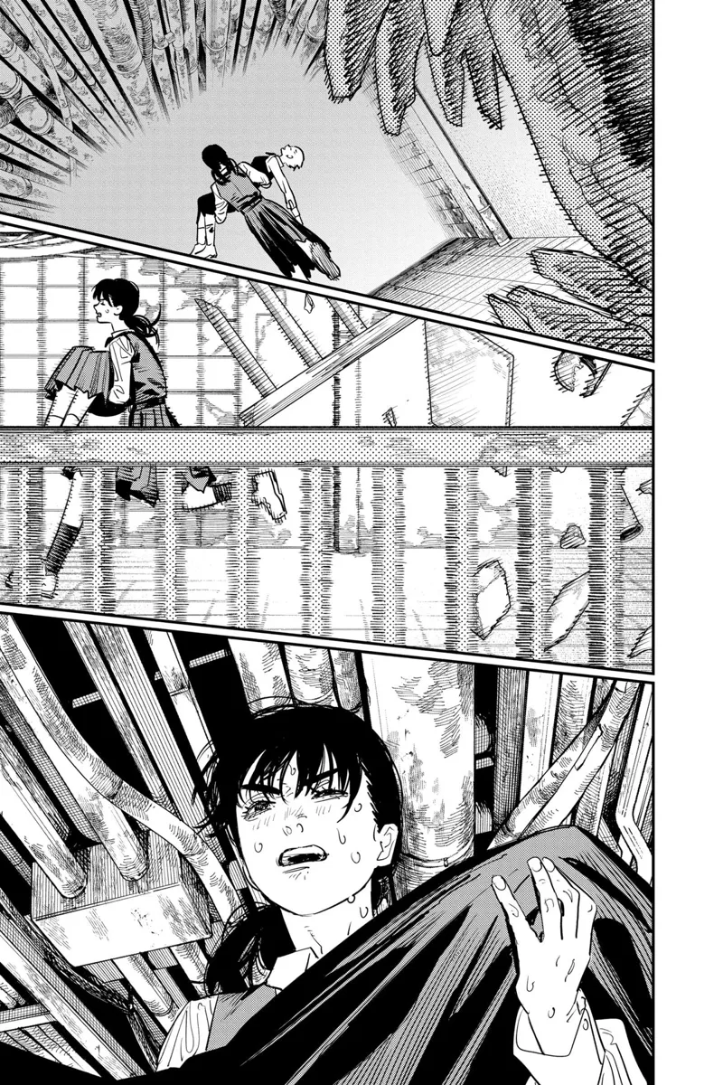 Chainsaw Man Manga Chapter 102 page 11 - Save the Cat scene