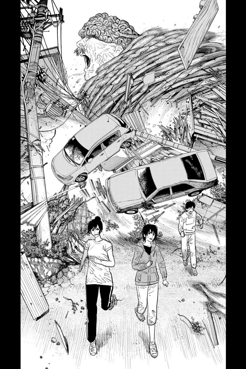 Chainsaw Man Manga Chapter 102 page 14 - Save the Cat scene