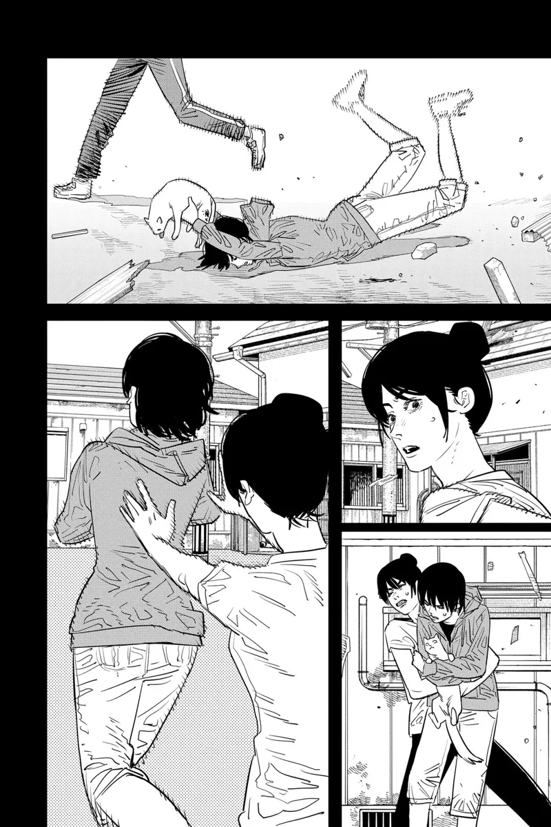 Chainsaw Man Manga Chapter 102 page 16 - Save the Cat scene