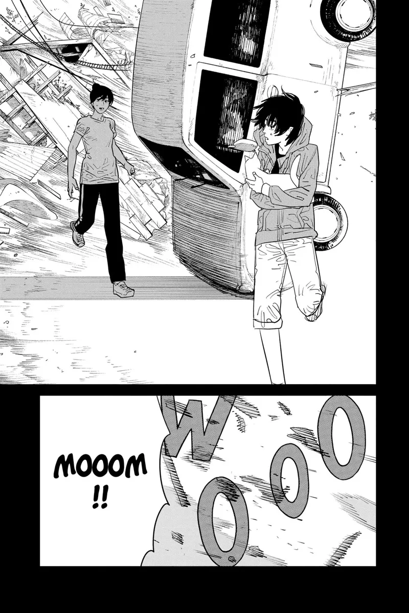 Chainsaw Man Manga Chapter 102 page 17 - Save the Cat scene