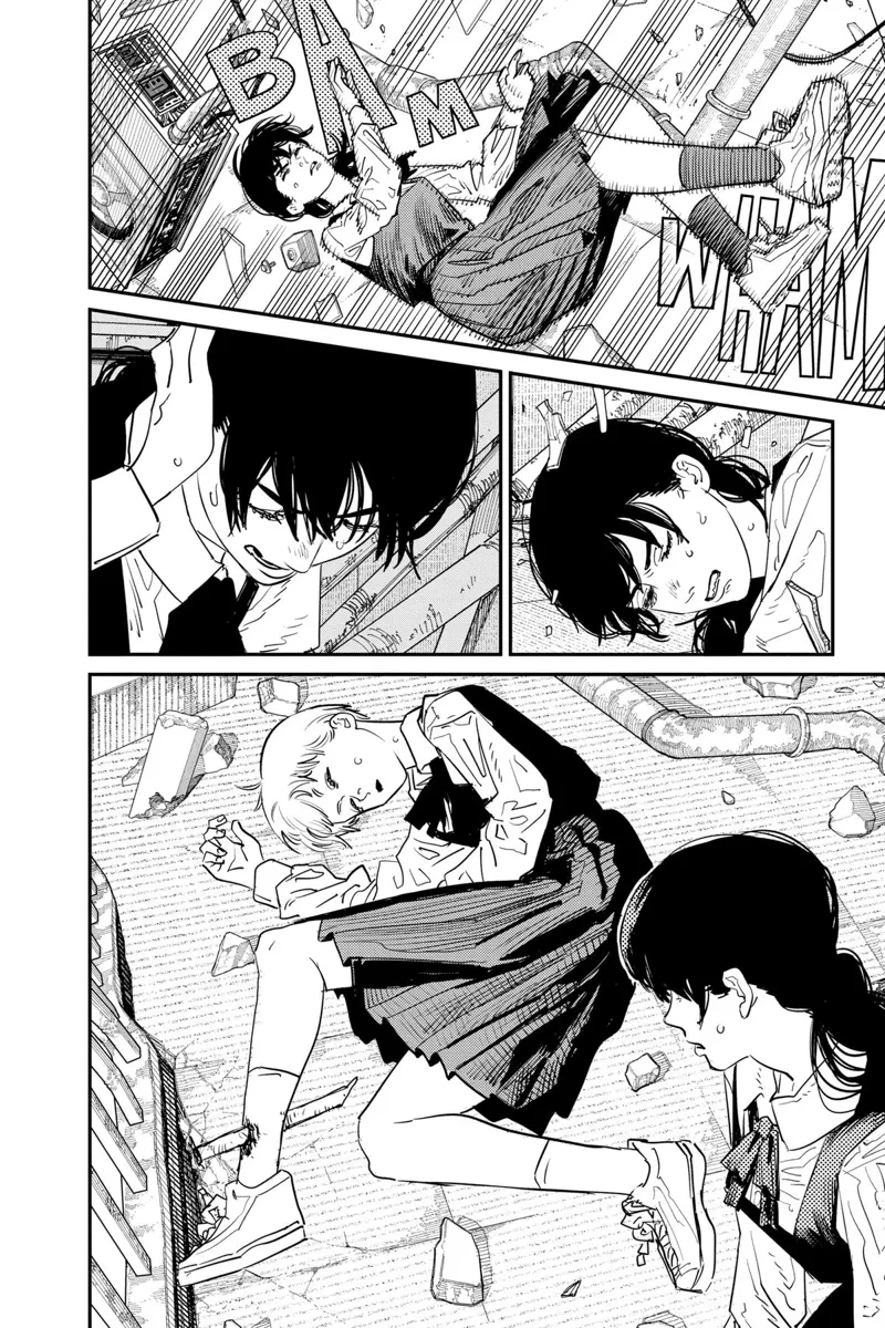 Chainsaw Man Manga Chapter 102 page 2 - Save the Cat scene