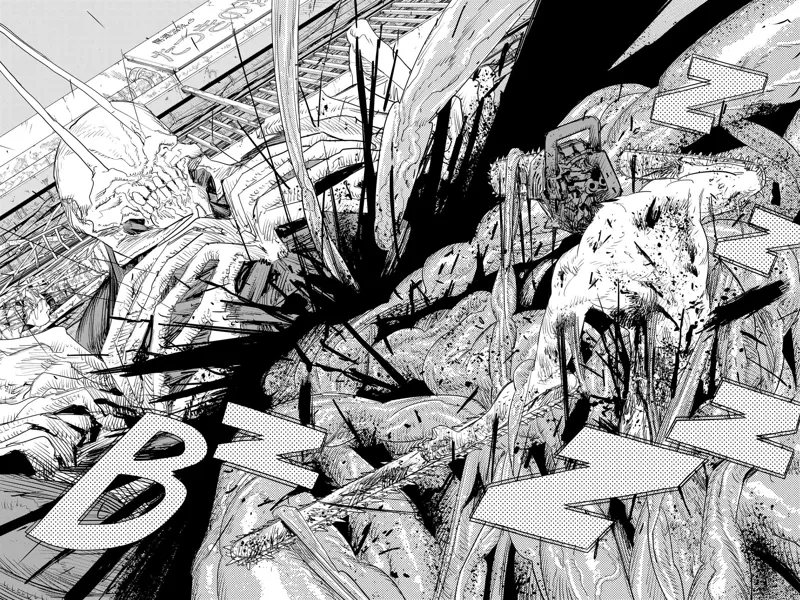 Chainsaw Man Manga Chapter 102 page 30 - Save the Cat scene