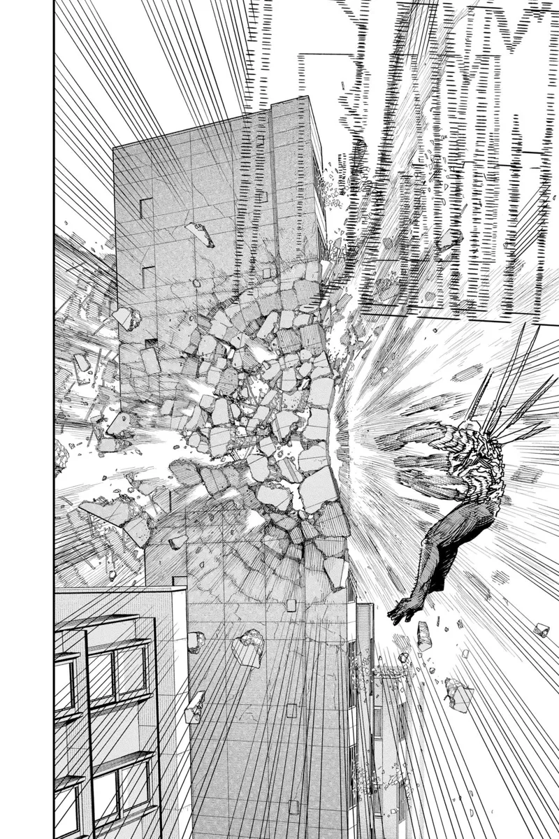 Chainsaw Man Manga Chapter 102 page 32 - Save the Cat scene