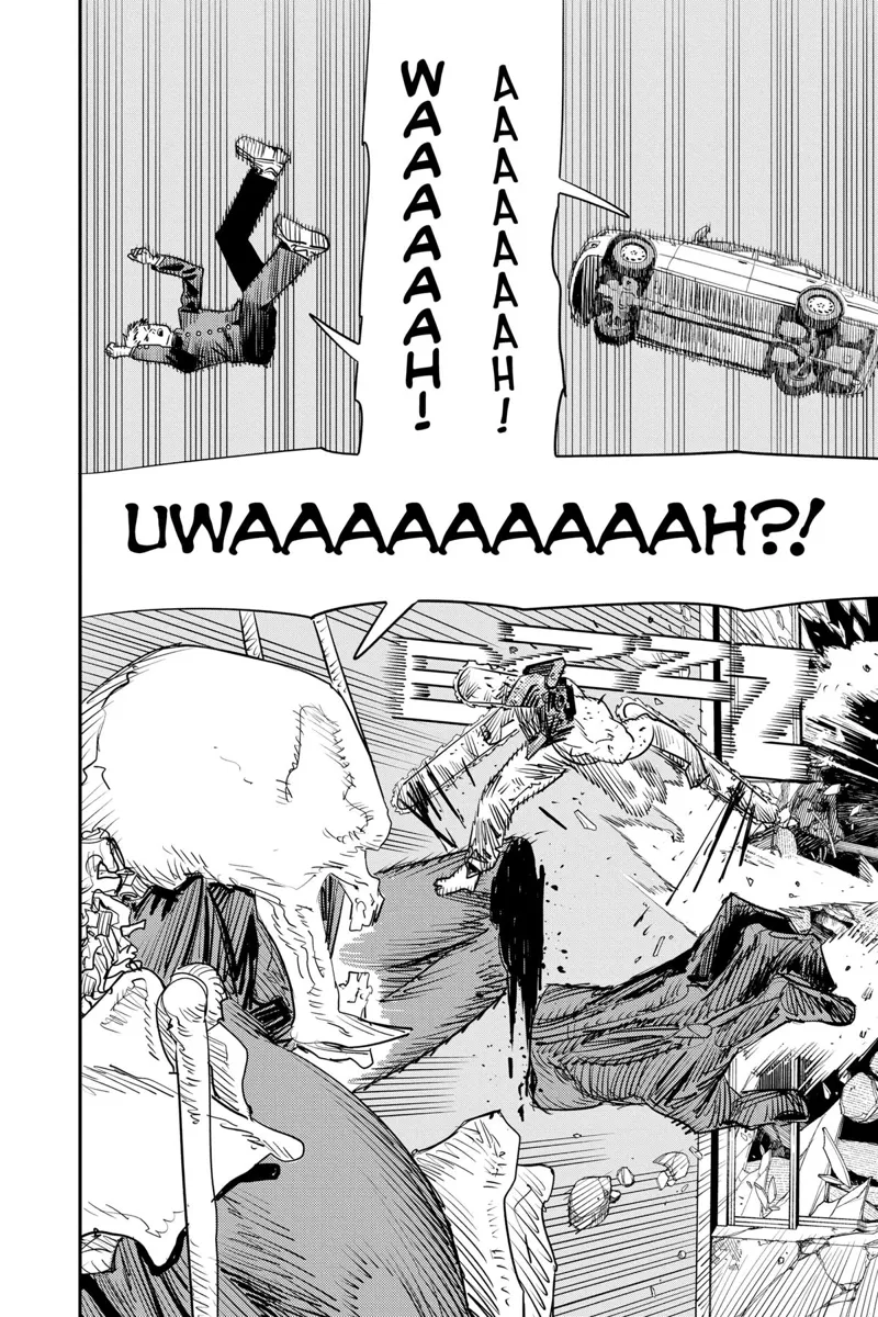 Chainsaw Man Manga Chapter 102 page 36 - Save the Cat scene