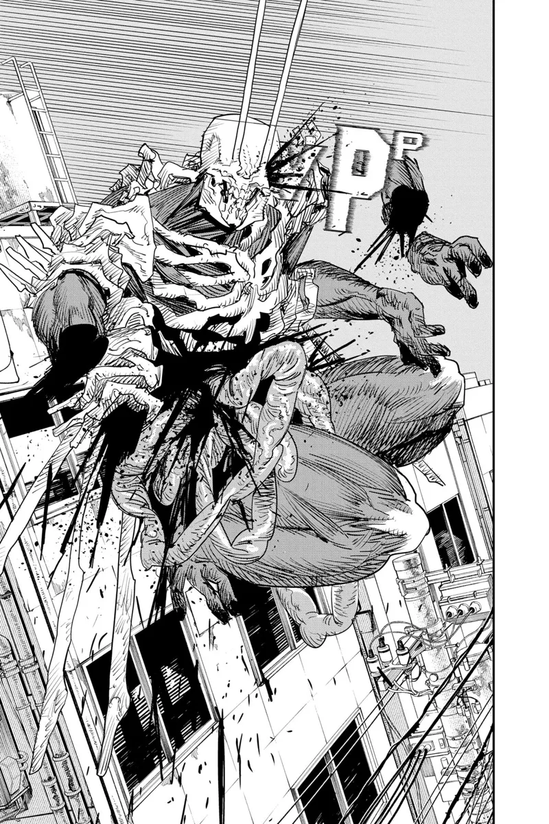 Chainsaw Man Manga Chapter 102 page 37 - Save the Cat scene