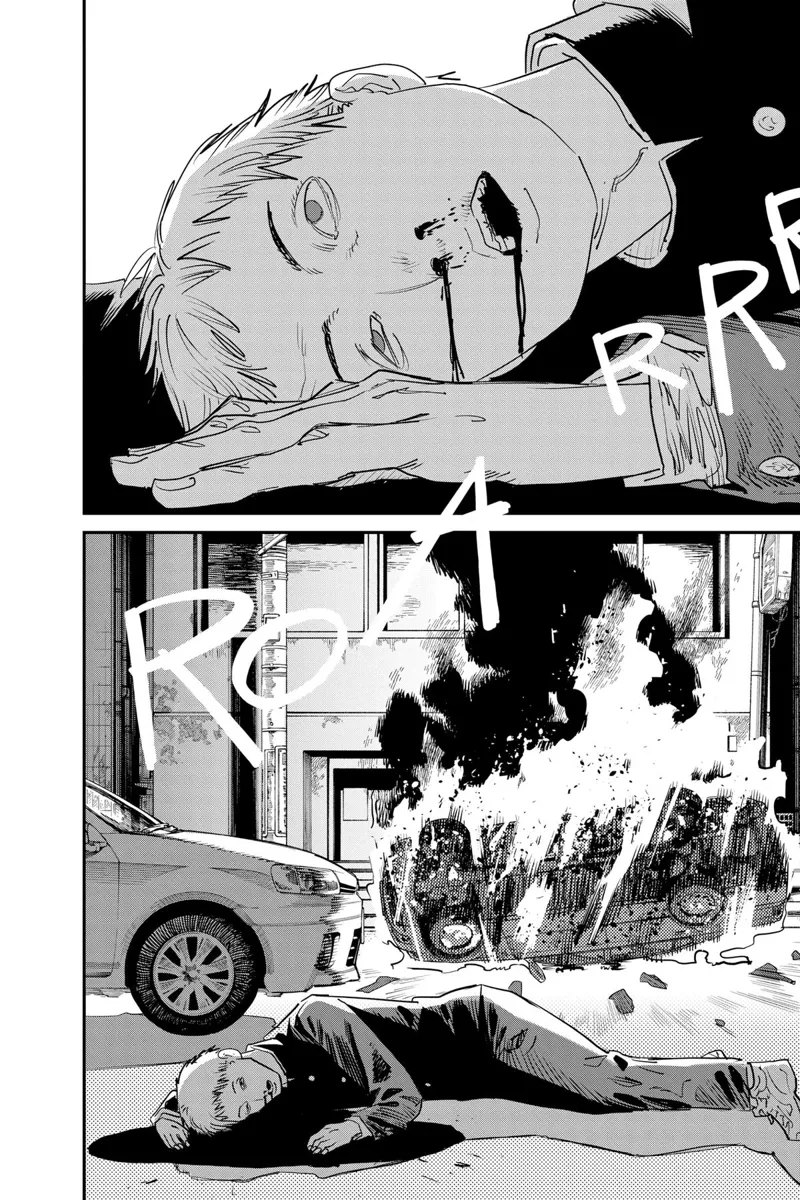 Chainsaw Man Manga Chapter 102 page 39 - Save the Cat scene