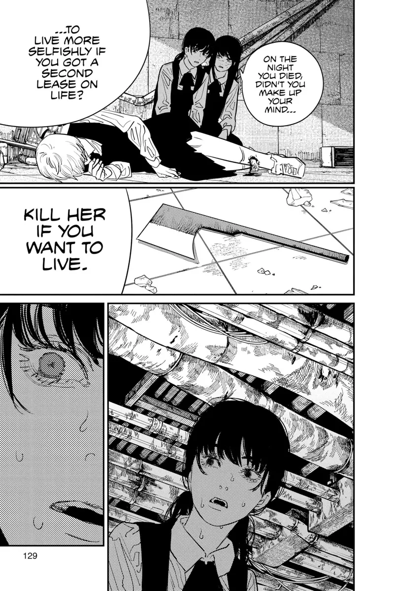 Chainsaw Man Manga Chapter 102 page 7 - Save the Cat scene