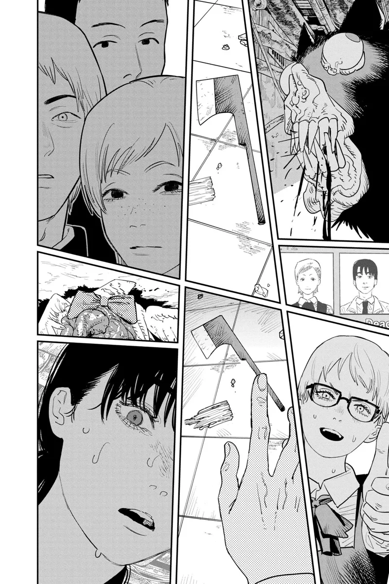 Chainsaw Man Manga Chapter 102 page 8 - Save the Cat scene