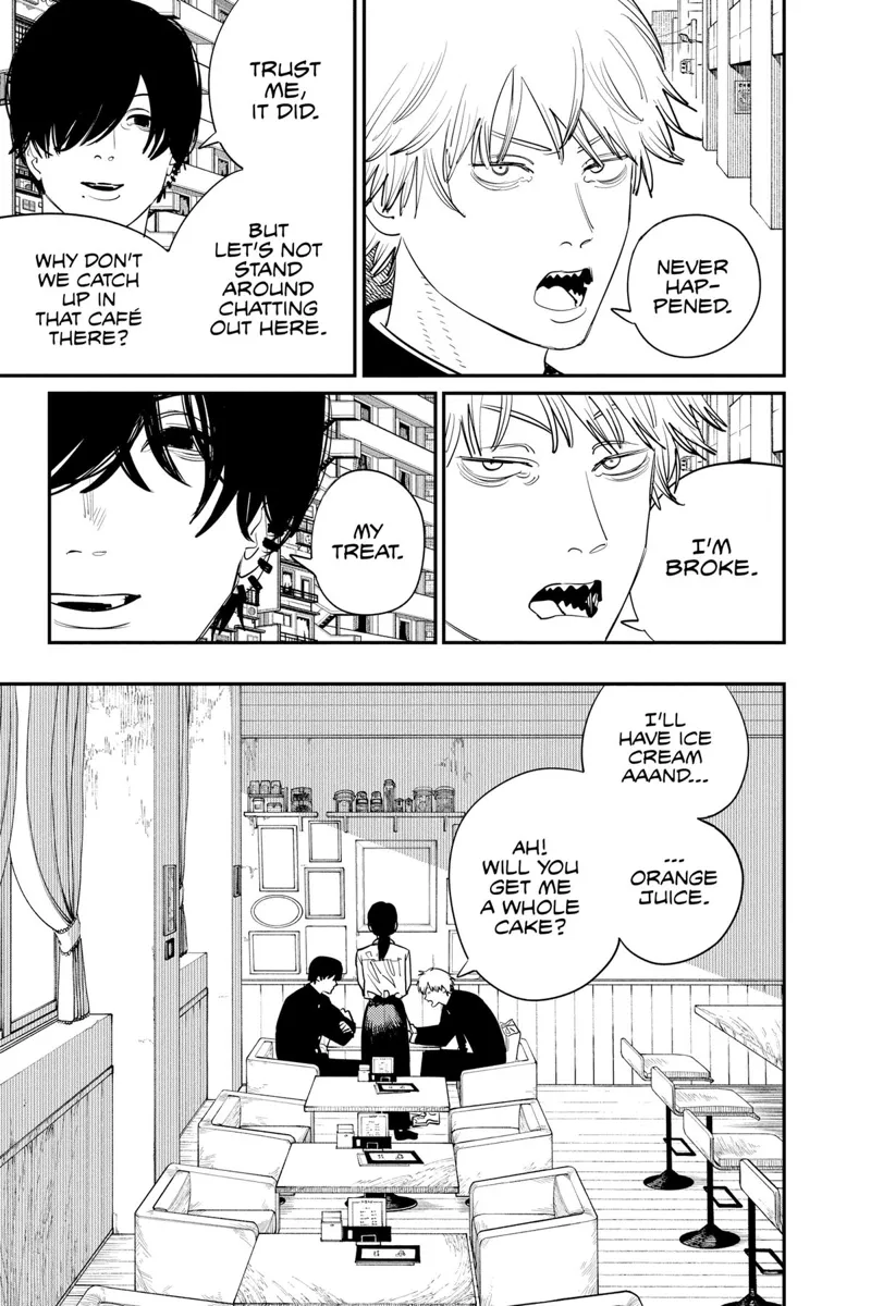 Chainsaw Man Manga Chapter 103 page 10 - Denji Dream scene