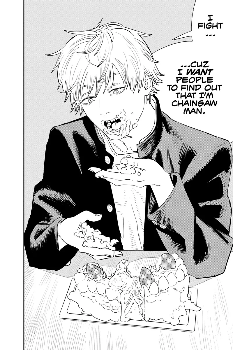 Chainsaw Man Manga Chapter 103 page 17 - Denji Dream scene