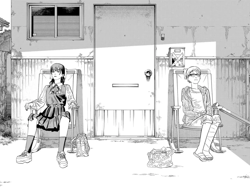 Chainsaw Man Manga Chapter 105 page 13 - Red Hot scene