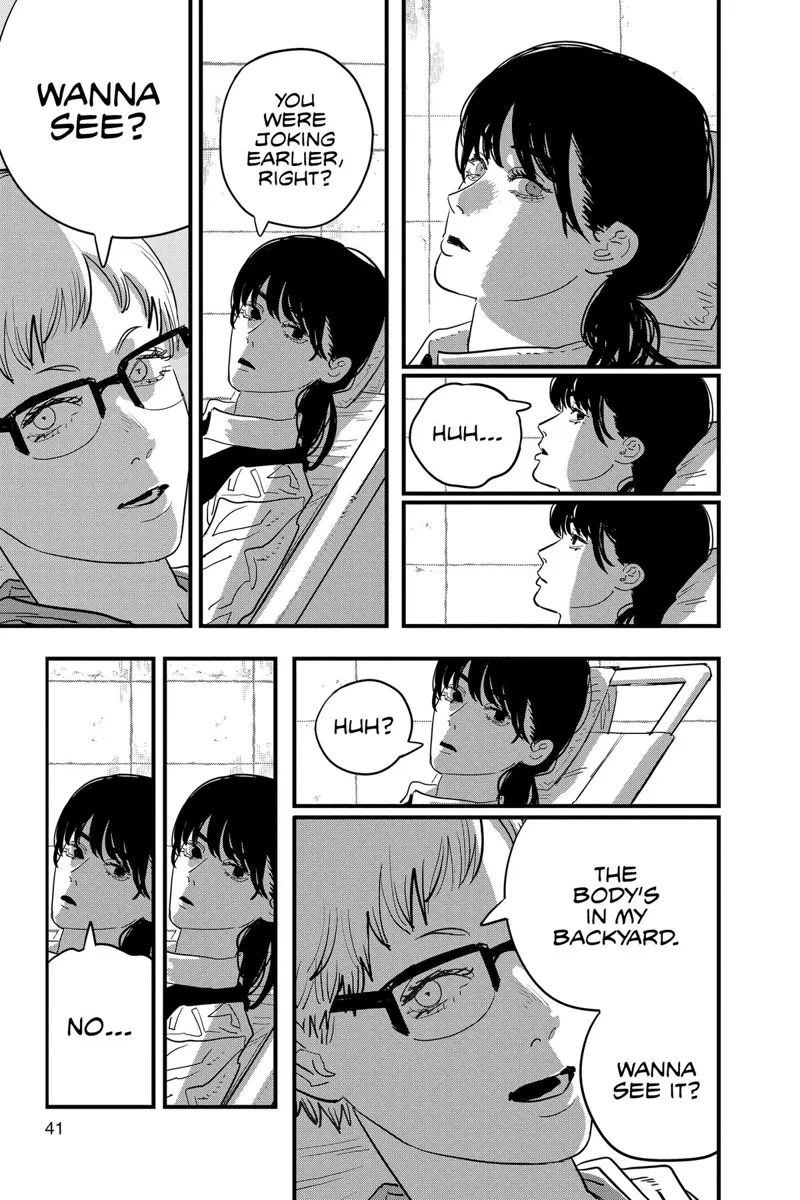 Chainsaw Man Manga Chapter 105 page 15 - Red Hot scene