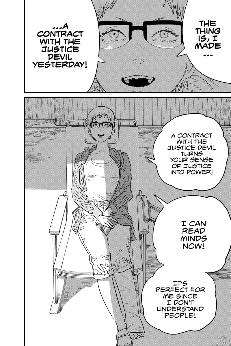 Chainsaw Man Manga Chapter 105 page 18 - Red Hot scene