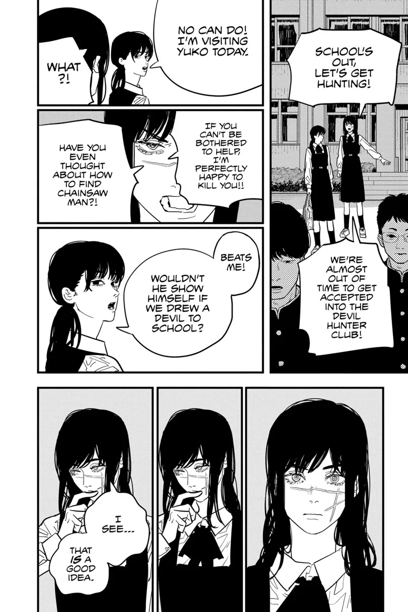 Chainsaw Man Manga Chapter 105 page 3 - Red Hot scene