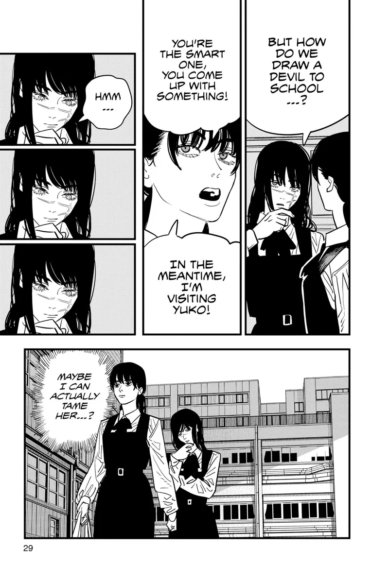 Chainsaw Man Manga Chapter 105 page 4 - Red Hot scene