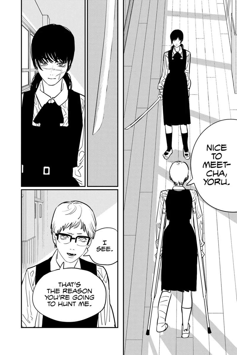 Chainsaw Man Manga Chapter 106 page 12 - Bonfire scene