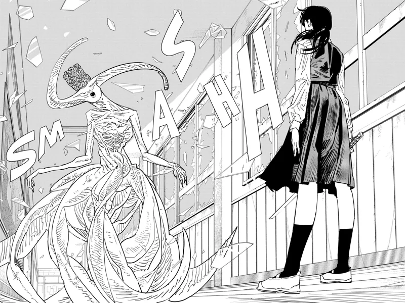 Chainsaw Man Manga Chapter 106 page 16 - Bonfire scene