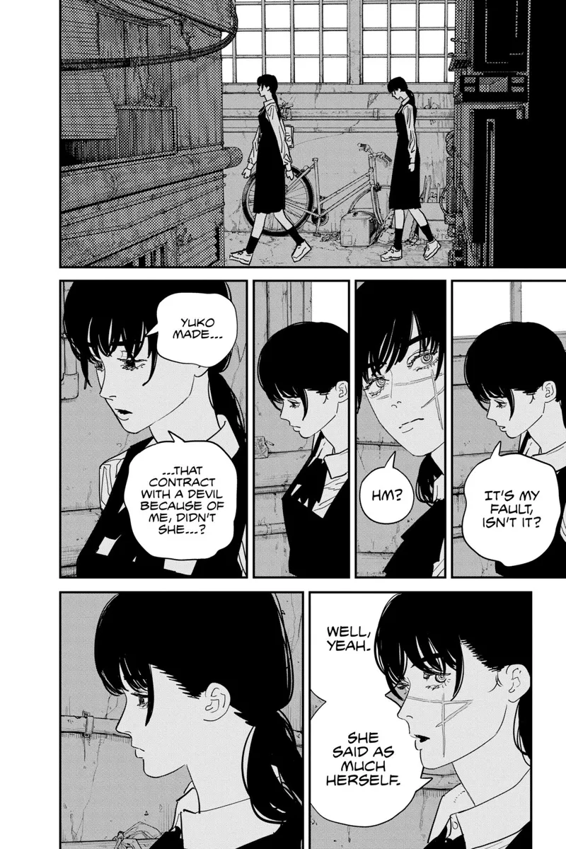 Chainsaw Man Manga Chapter 106 page 2 - Bonfire scene