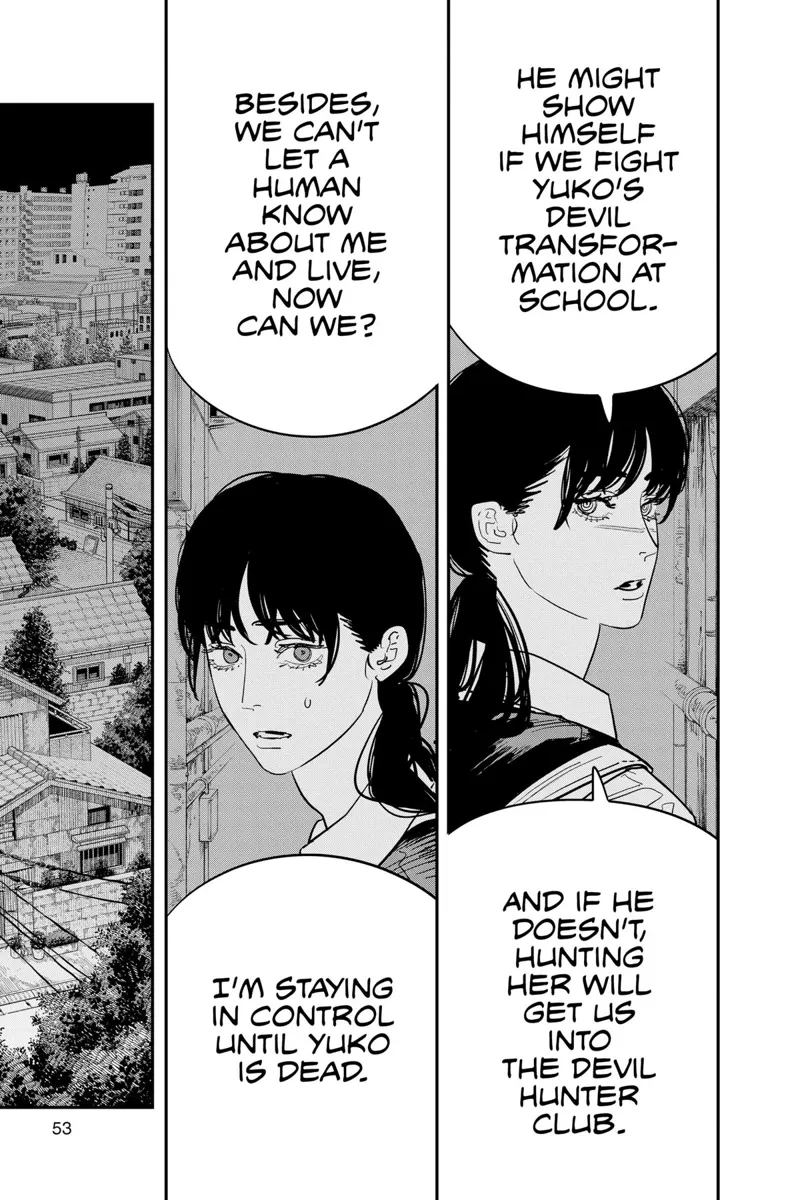 Chainsaw Man Manga Chapter 106 page 7 - Bonfire scene