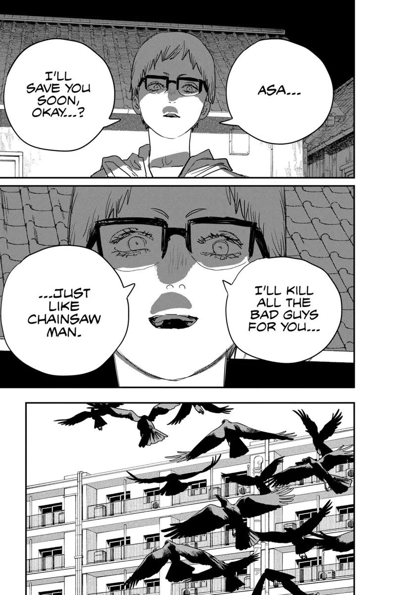 Chainsaw Man Manga Chapter 106 page 9 - Bonfire scene