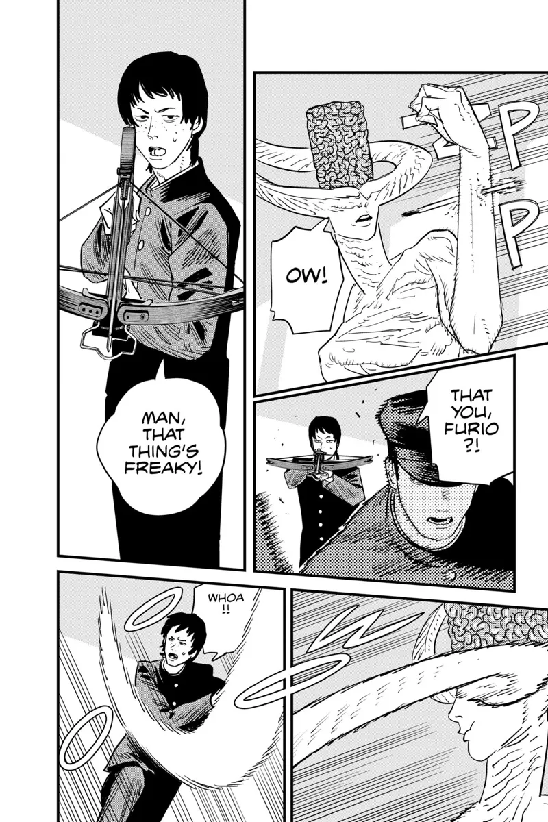 Chainsaw Man Manga Chapter 107 page 12 - School Attacker scene