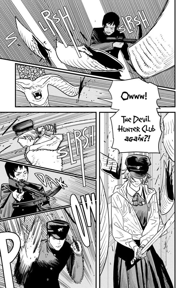 Chainsaw Man Manga Chapter 107 page 13 - School Attacker scene