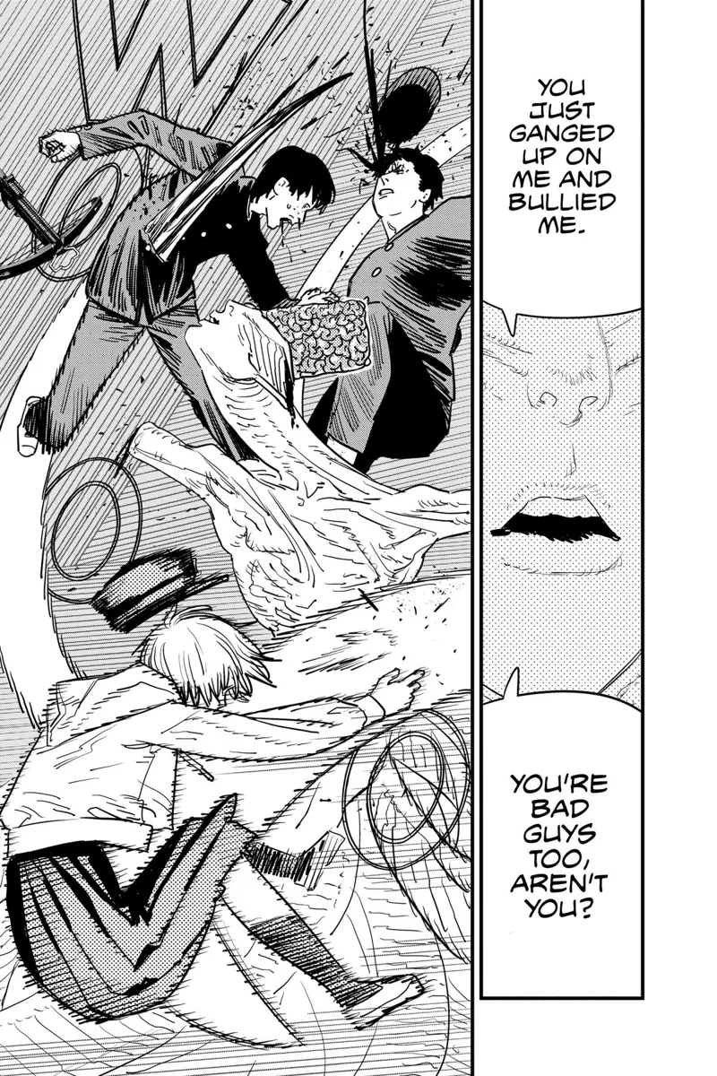 Chainsaw Man Manga Chapter 107 page 15 - School Attacker scene