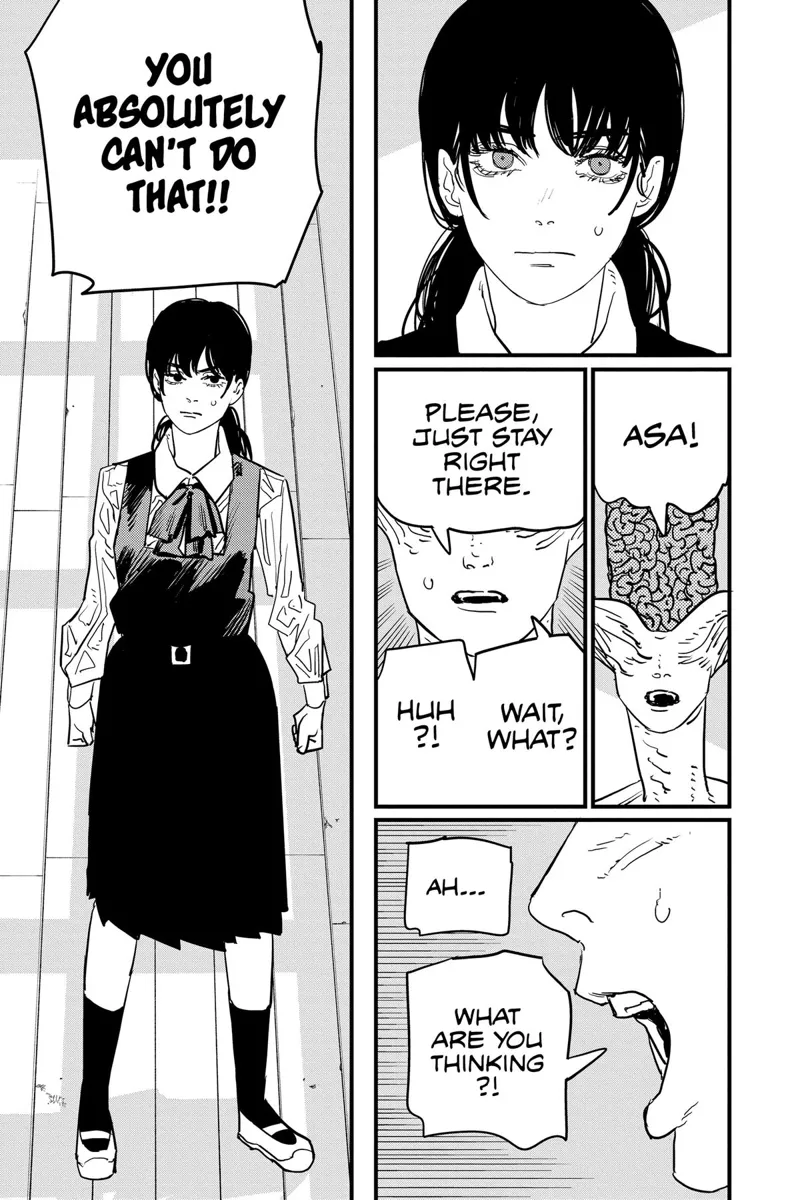 Chainsaw Man Manga Chapter 107 page 19 - School Attacker scene