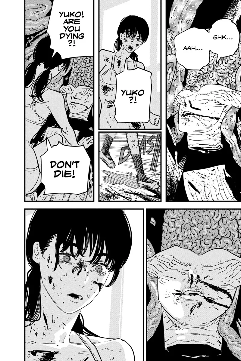 Chainsaw Man Manga Chapter 108 page 12 - Something Important to Asa scene