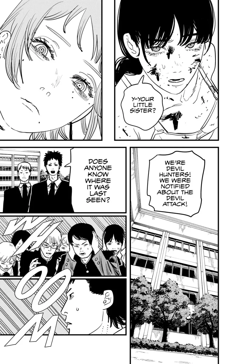 Chainsaw Man Manga Chapter 108 page 15 - Something Important to Asa scene