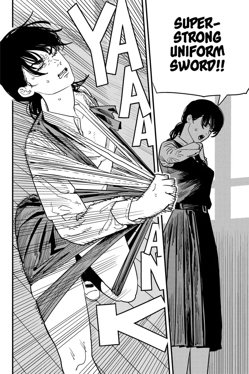 Chainsaw Man Manga Chapter 108 page 3 - Something Important to Asa scene