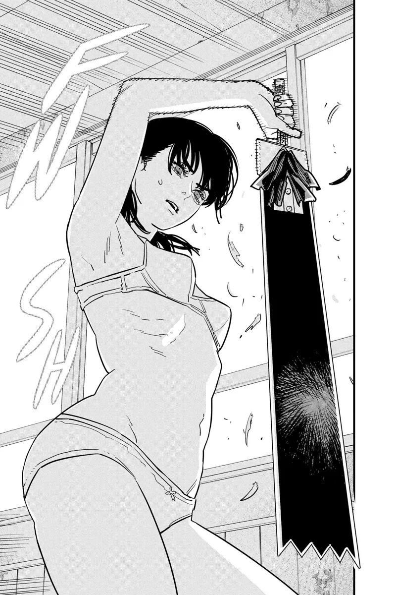 Chainsaw Man Manga Chapter 108 page 4 - Something Important to Asa scene