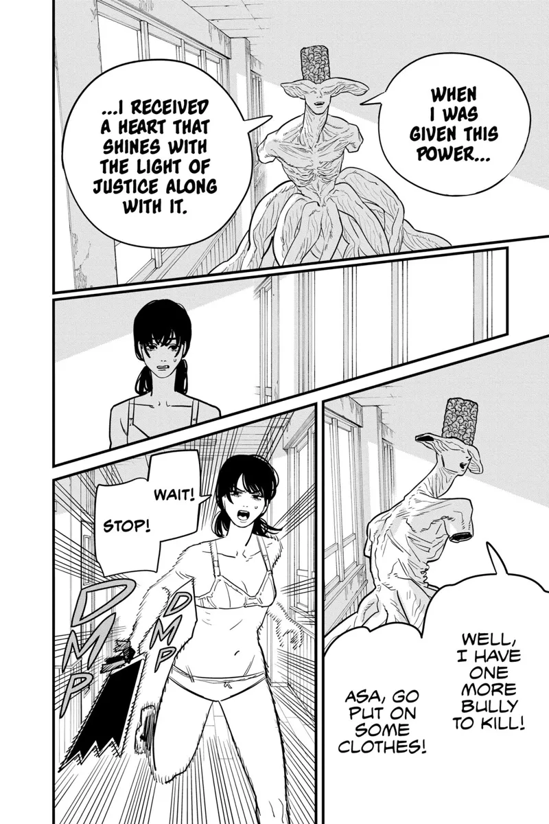 Chainsaw Man Manga Chapter 108 page 7 - Something Important to Asa scene