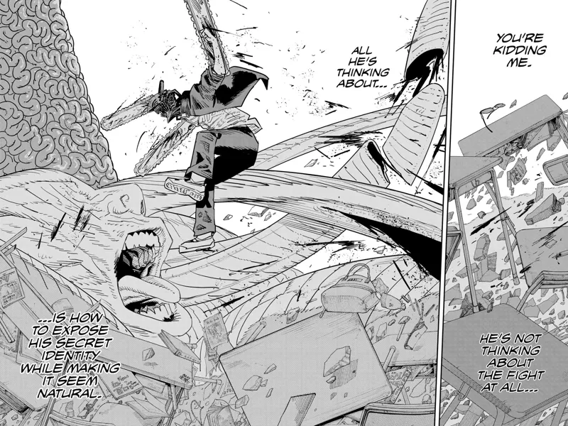 Chainsaw Man Manga Chapter 109 page 12 - The Easy Wat to Stop Bullying scene