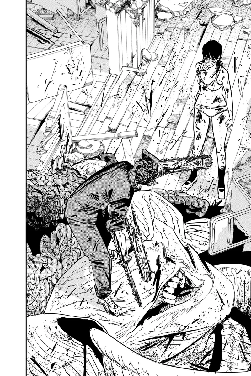 Chainsaw Man Manga Chapter 109 page 15 - The Easy Wat to Stop Bullying scene