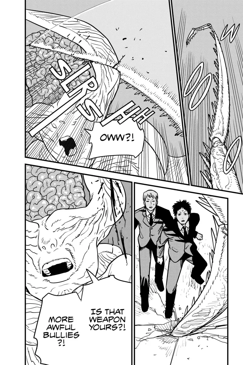 Chainsaw Man Manga Chapter 109 page 3 - The Easy Wat to Stop Bullying scene