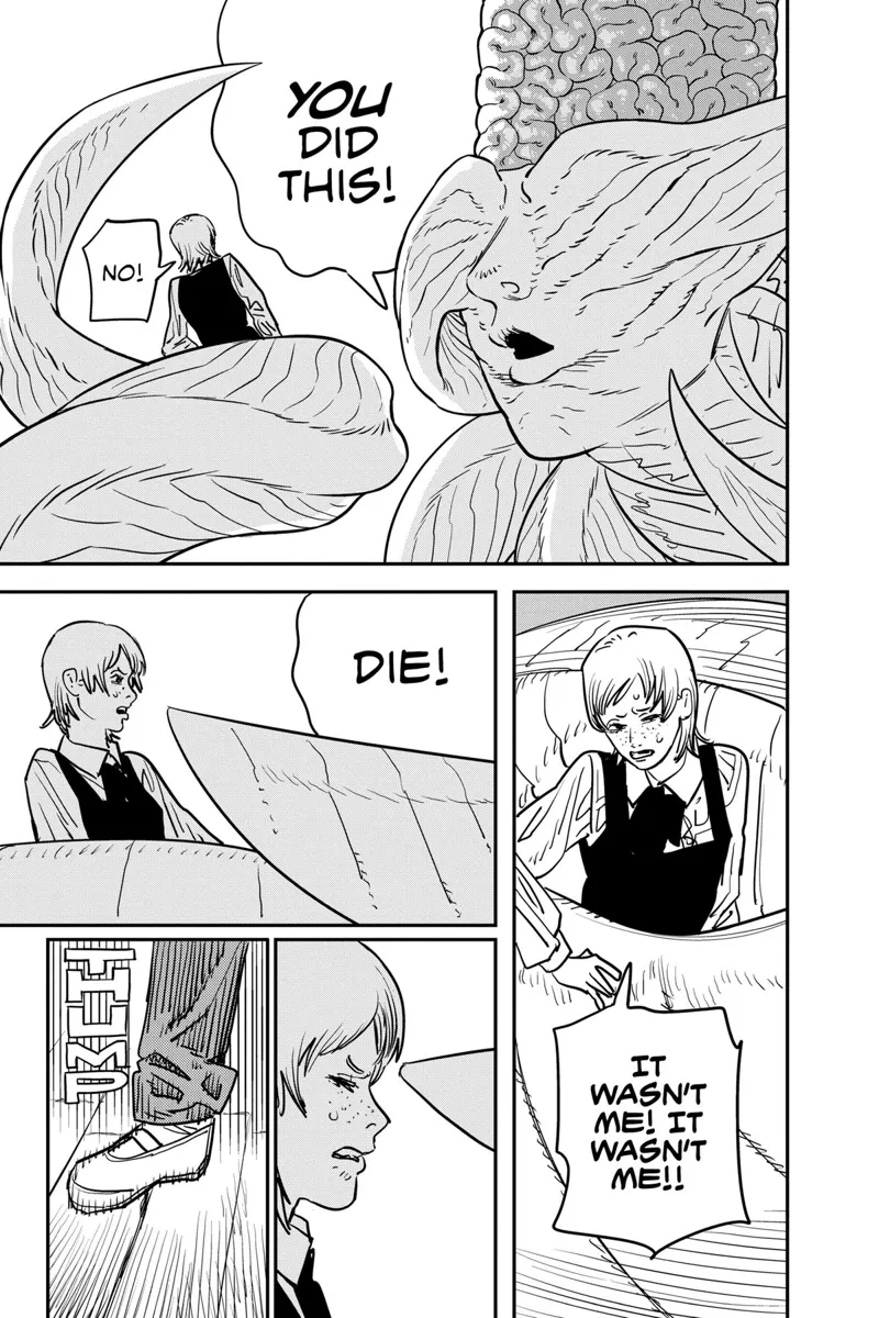 Chainsaw Man Manga Chapter 109 page 6 - The Easy Wat to Stop Bullying scene