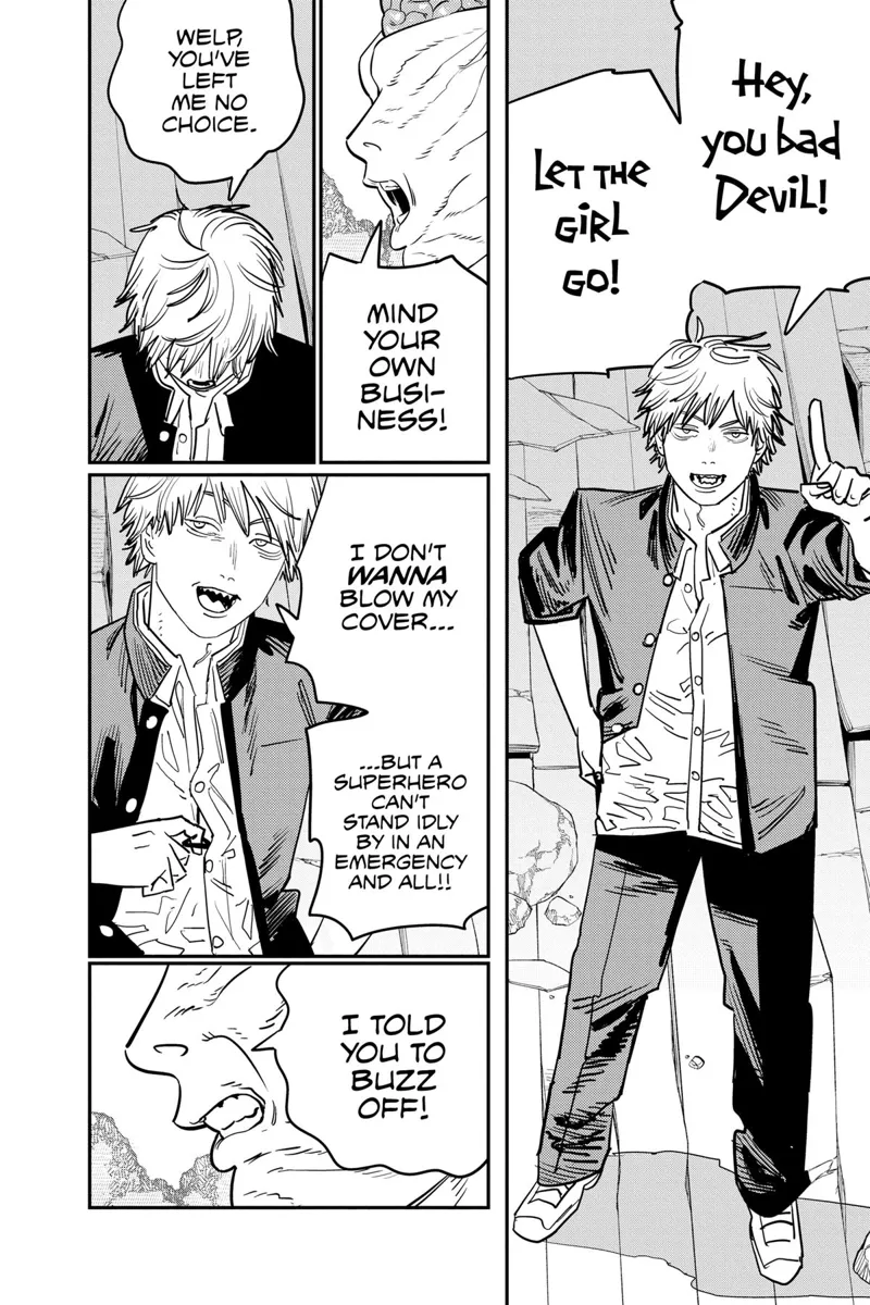 Chainsaw Man Manga Chapter 109 page 7 - The Easy Wat to Stop Bullying scene