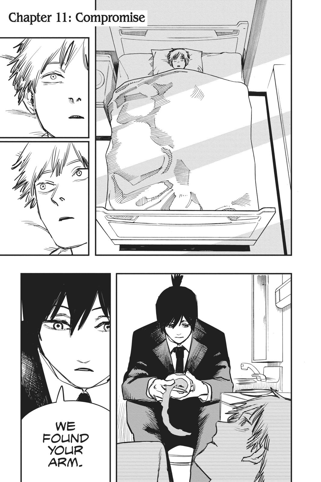 Chainsaw Man Manga Chapter 11 page 1 - Compromise scene