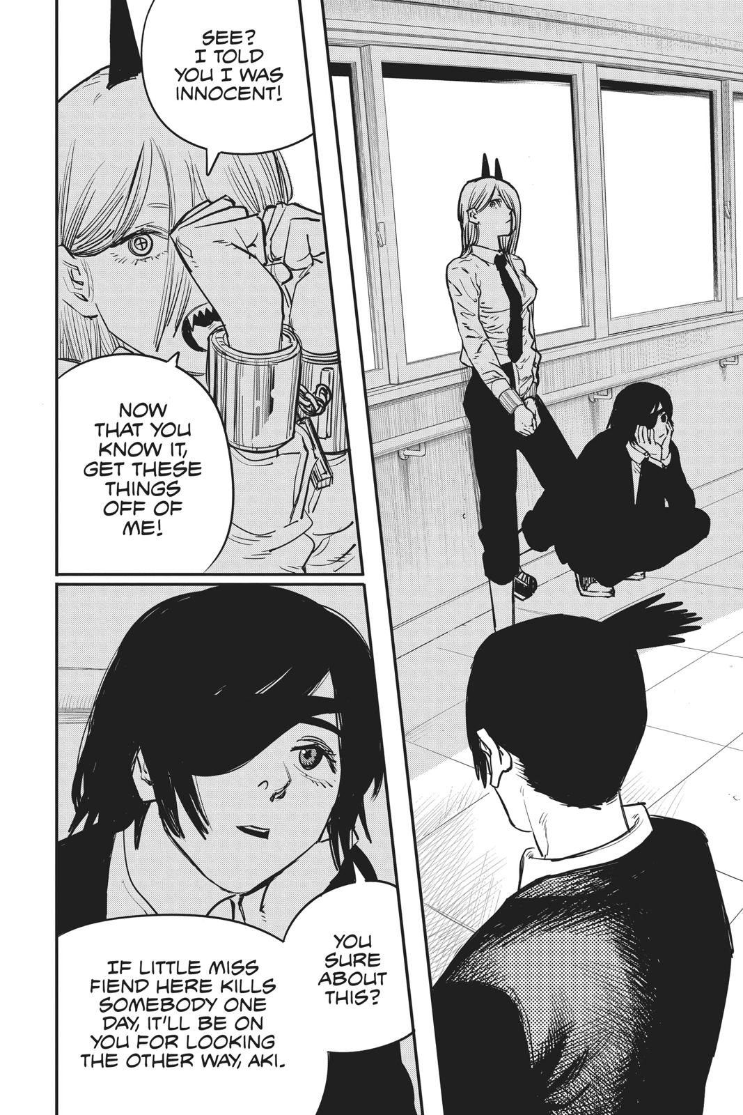 Chainsaw Man Manga Chapter 11 page 10 - Compromise scene